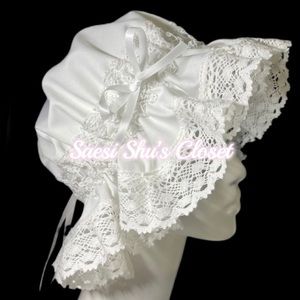NWT Rococo Classic Lolita Bonnet White